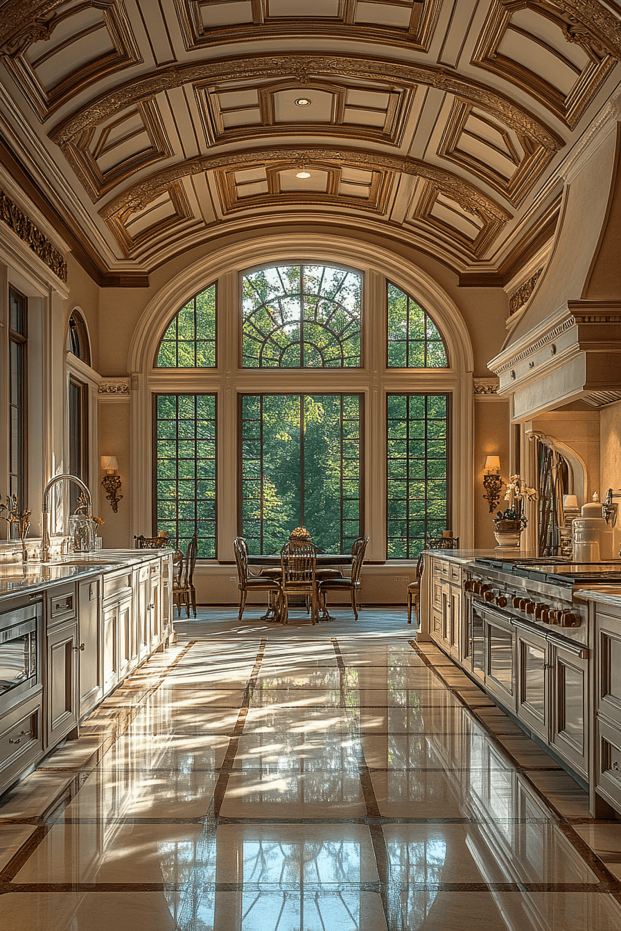 neoclassical kitchen