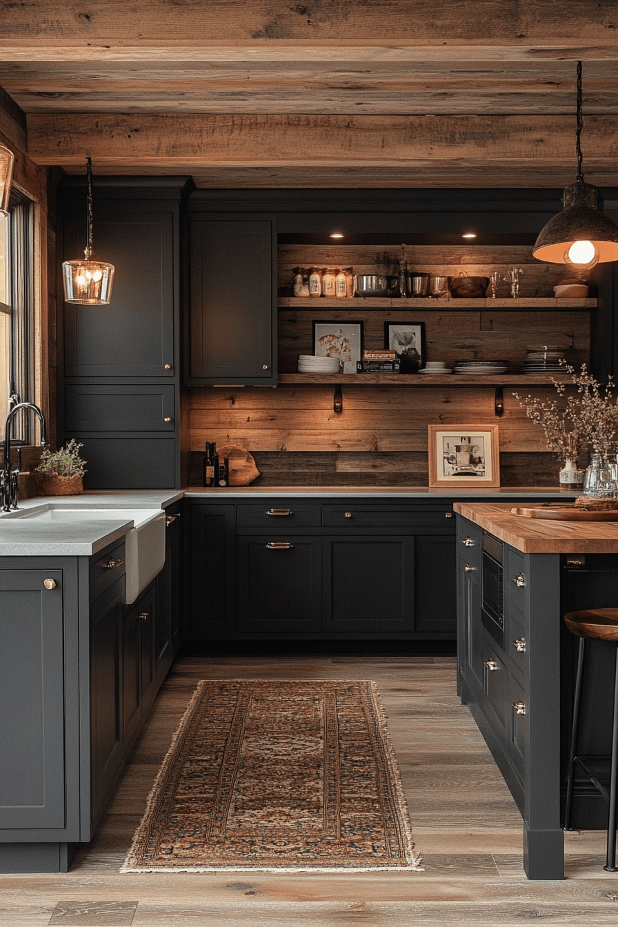 grey kitchen cabinets