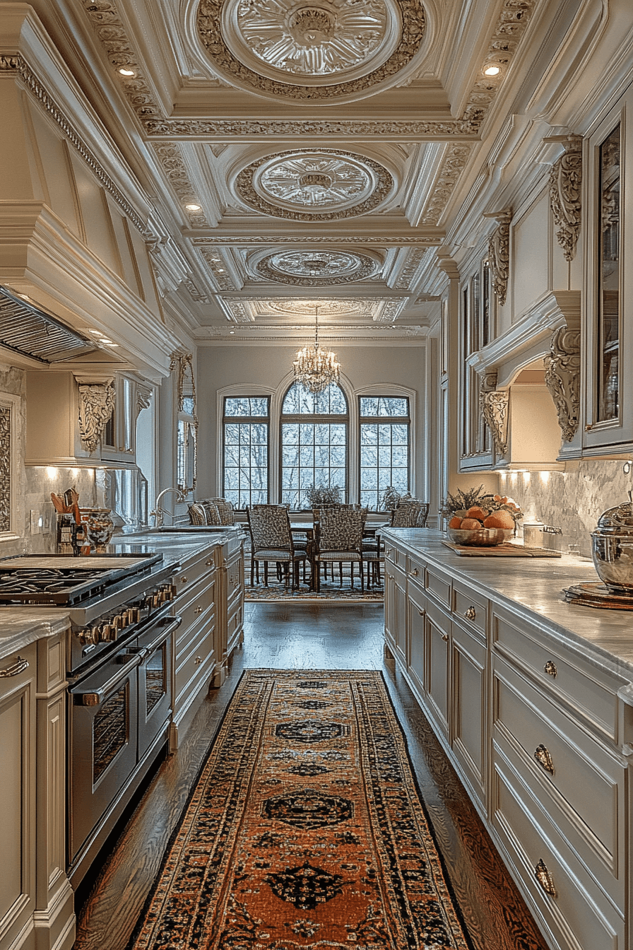 neoclassical kitchen