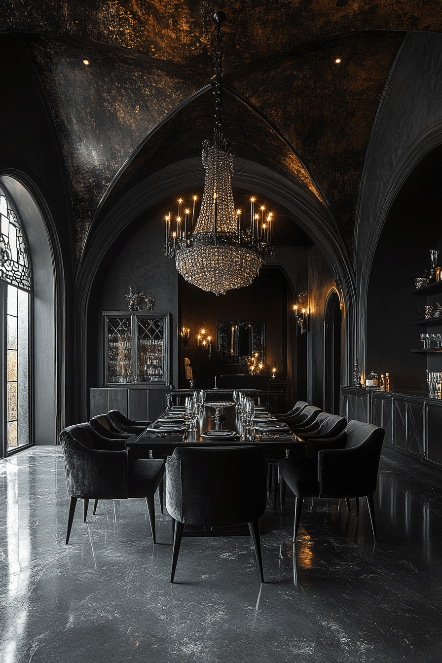 modern vintage dining room