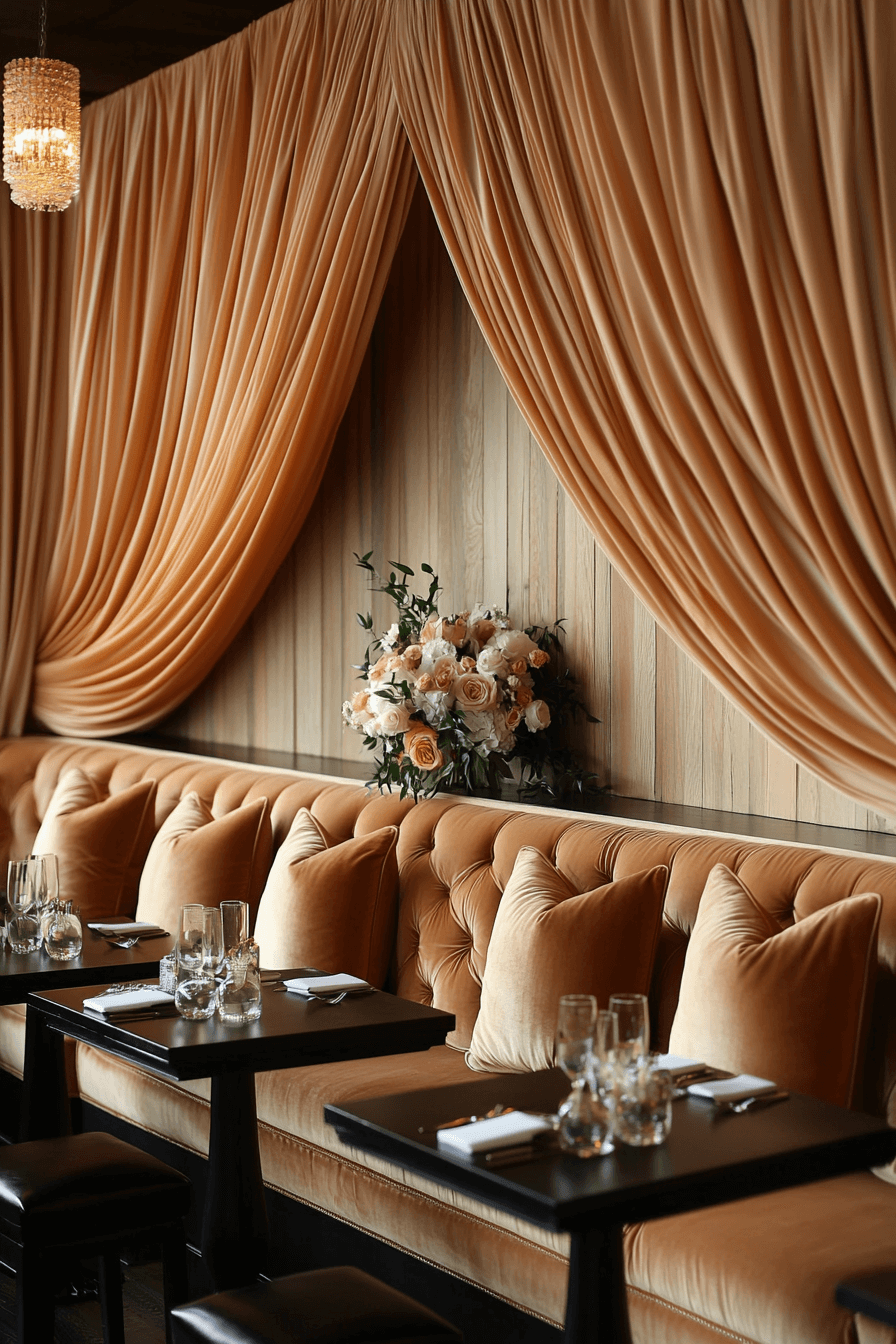 moody romantic wedding decor