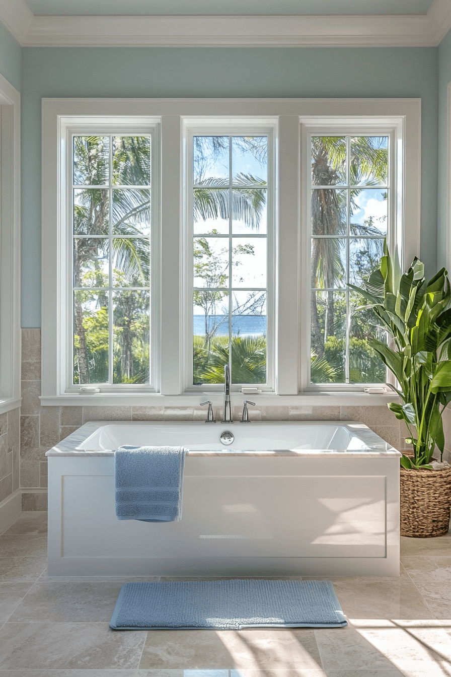 tropical bathroom