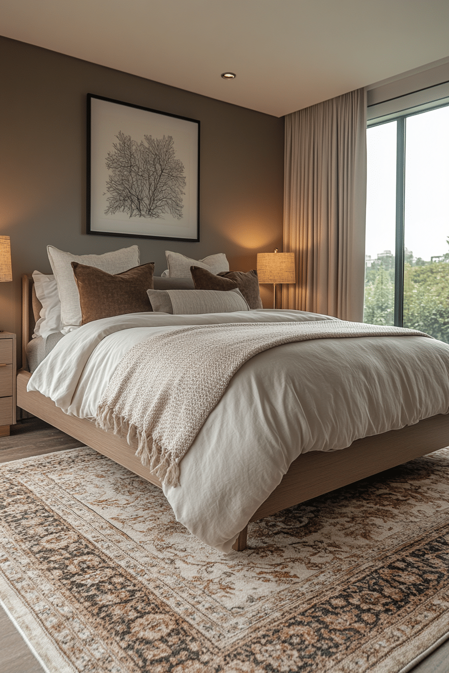 Luxury bedroom master