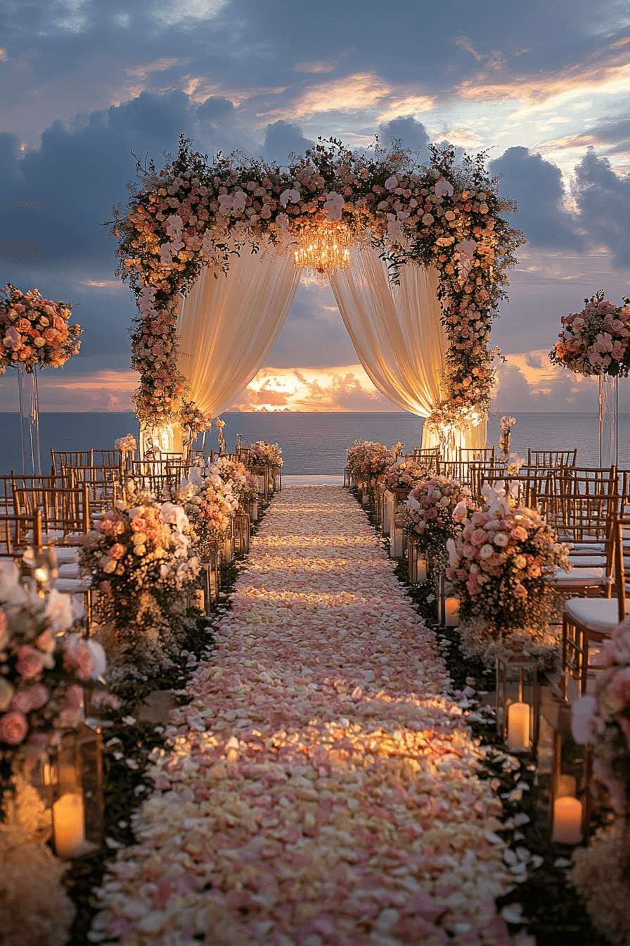 moody romantic wedding decor