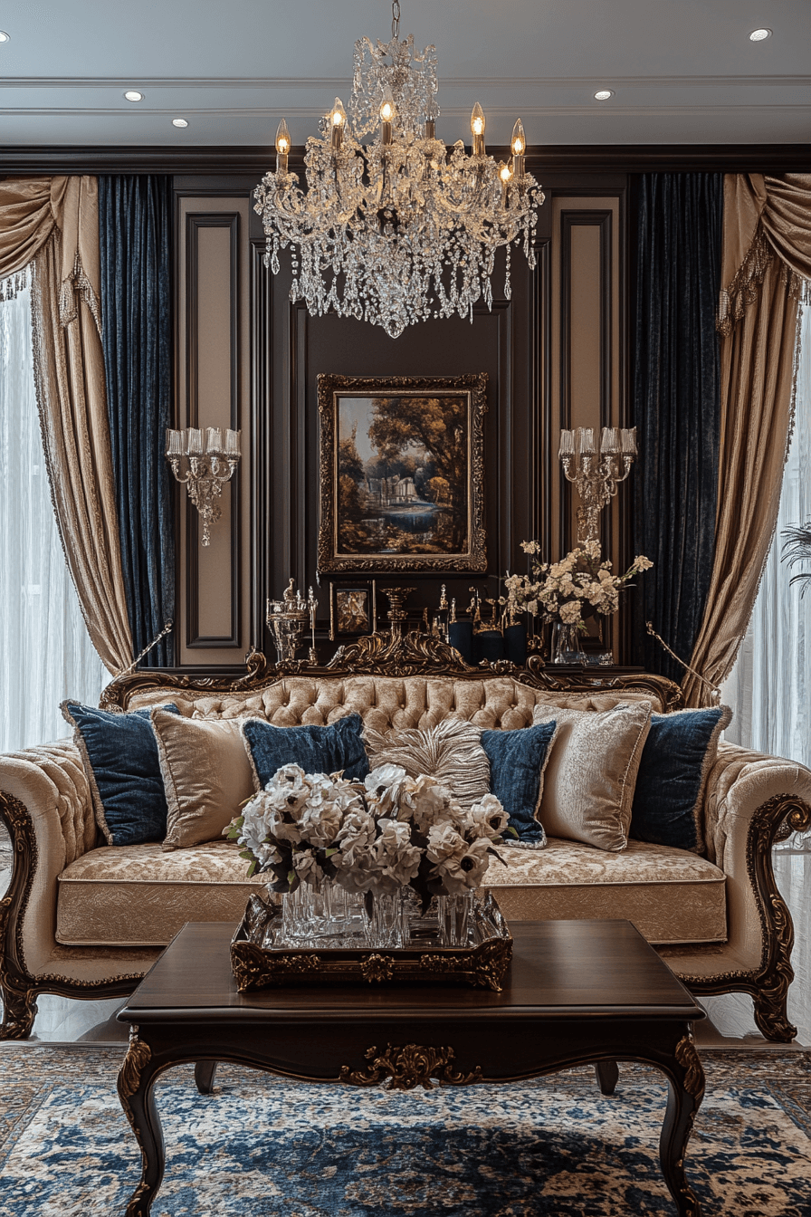 french provincial living room