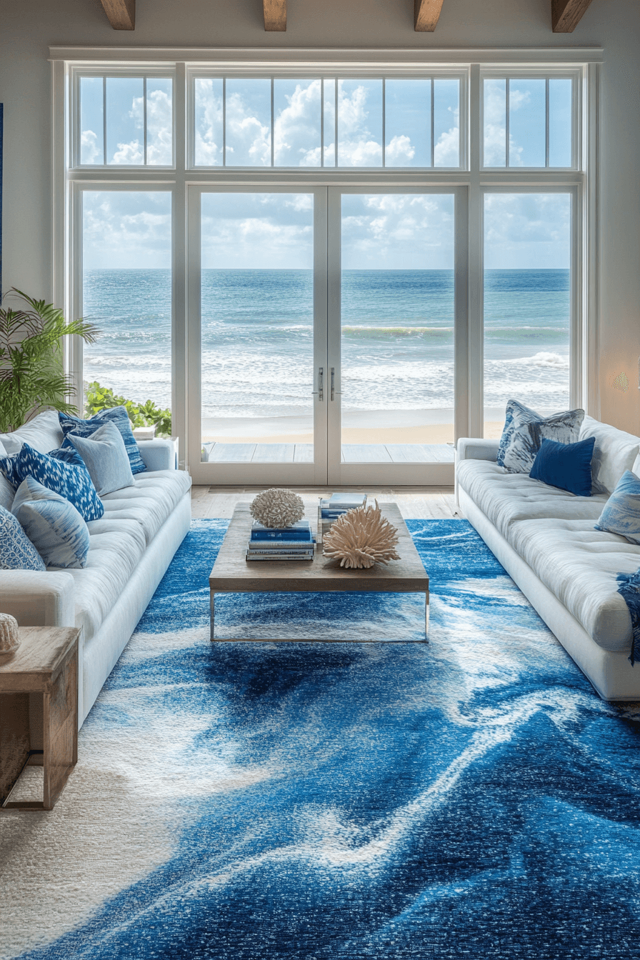 tropical living room