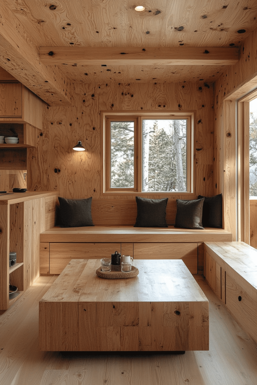 small cabin interiors