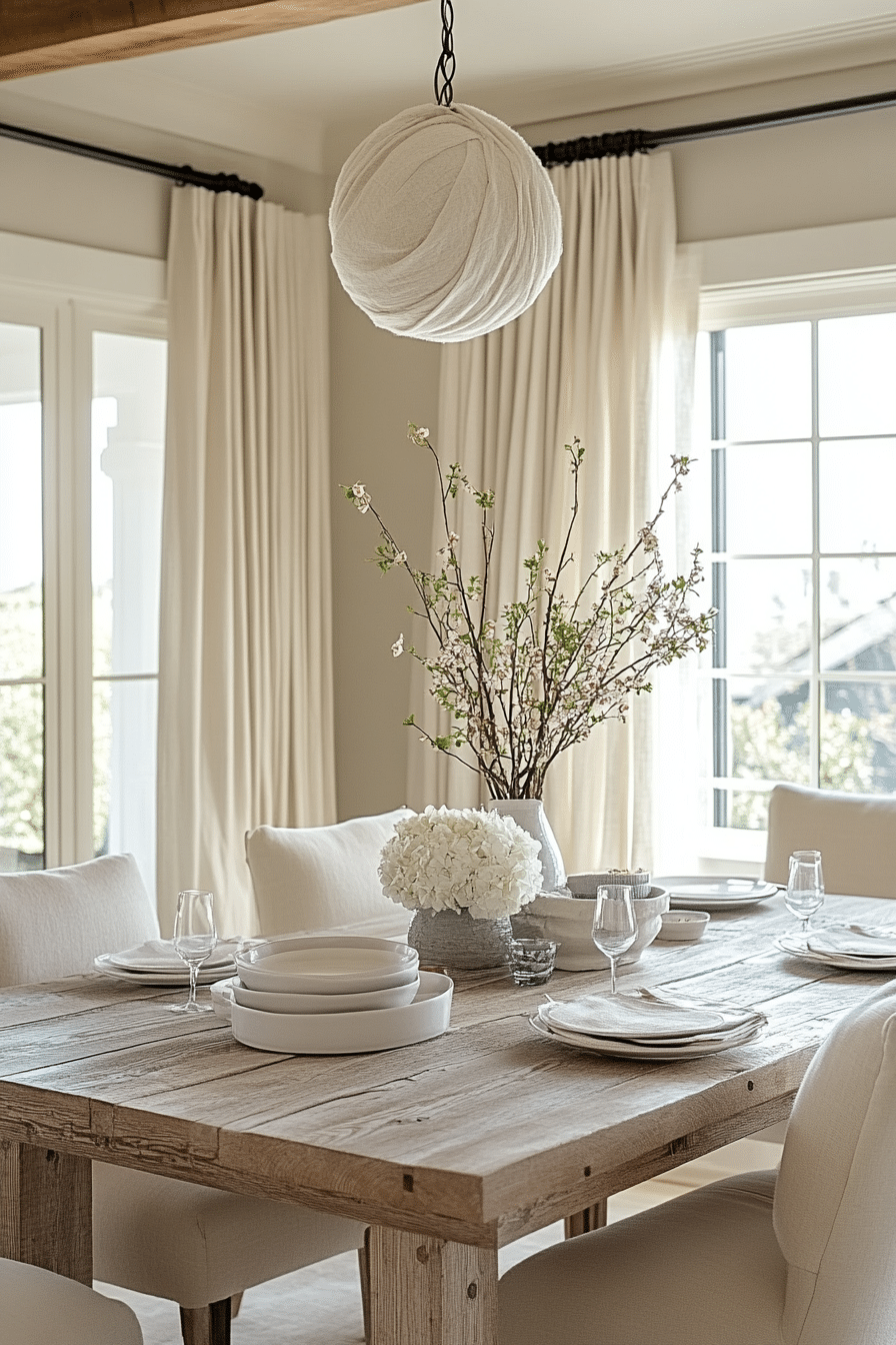 neutral spring home decor ideas