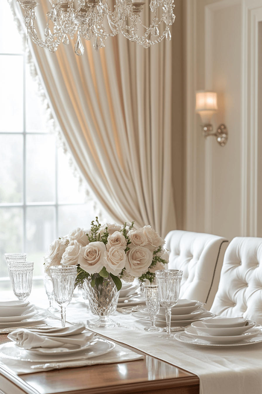 modern vintage dining room