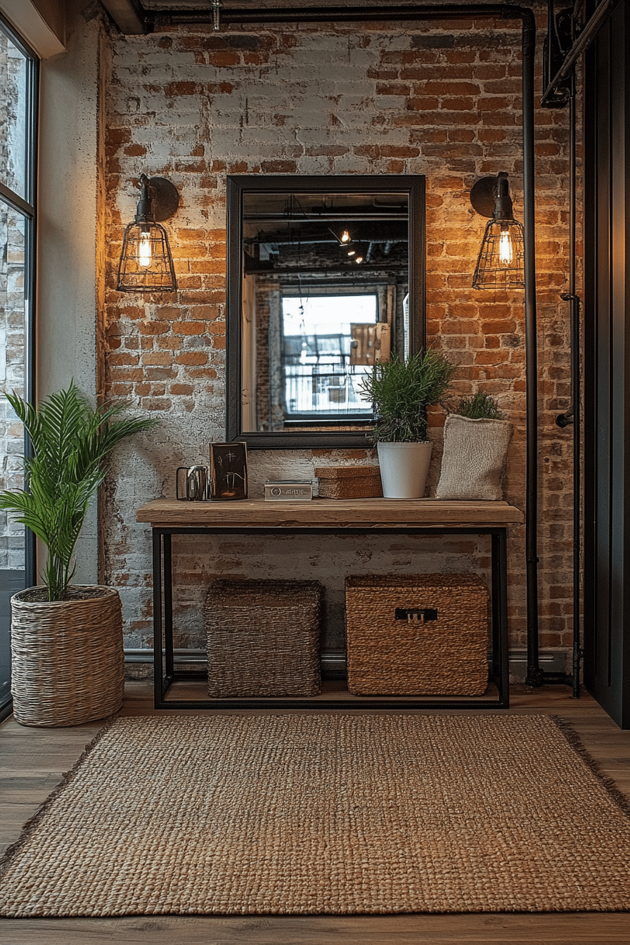 Small apartment entrance