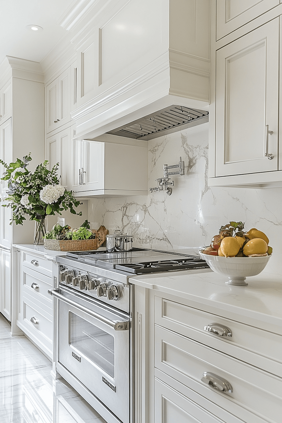 neoclassical kitchen