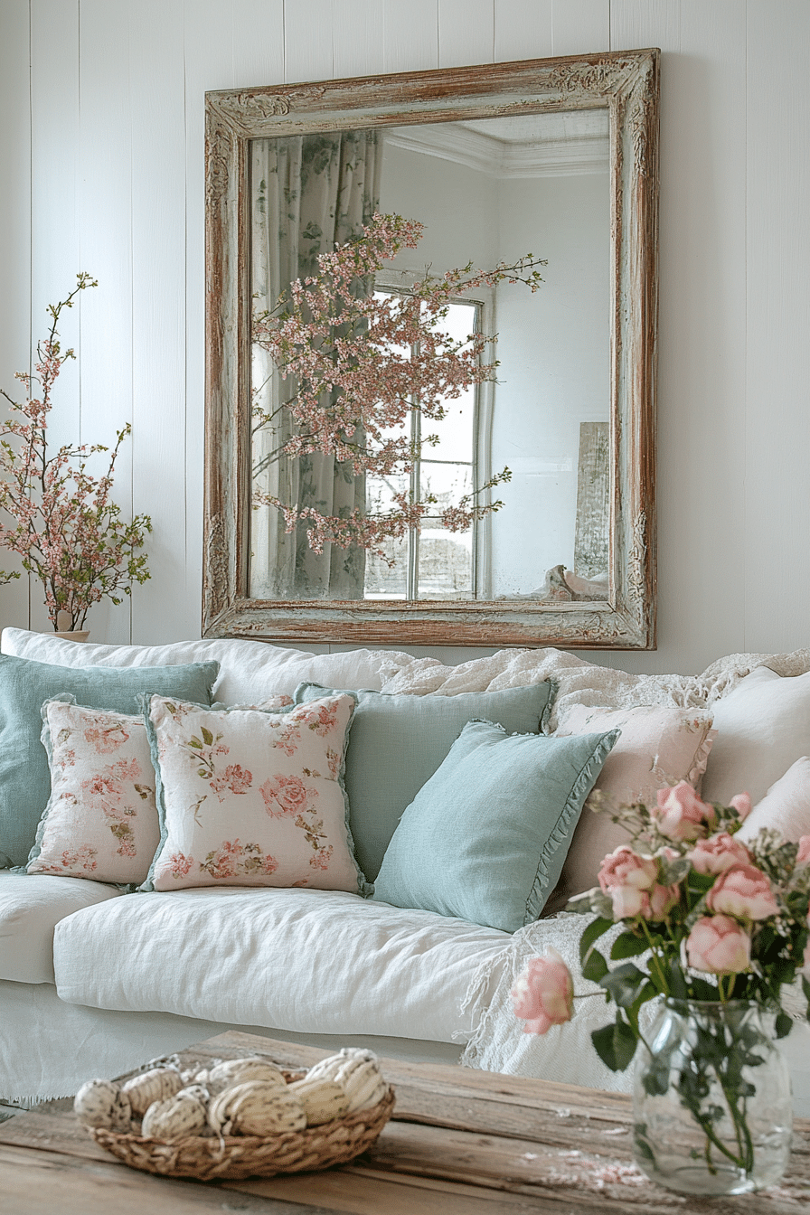 rustic spring home decor ideas