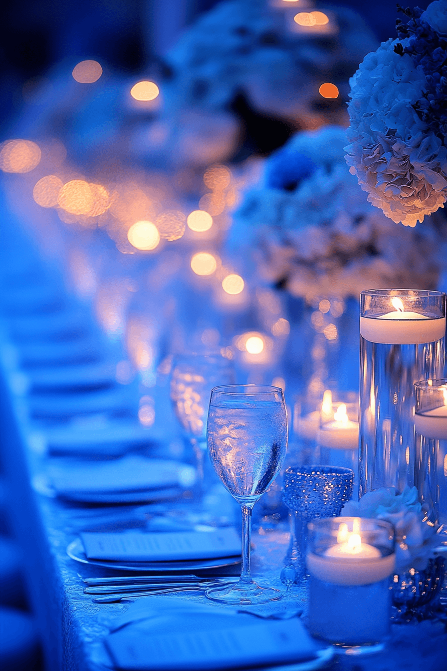 moody romantic wedding decor
