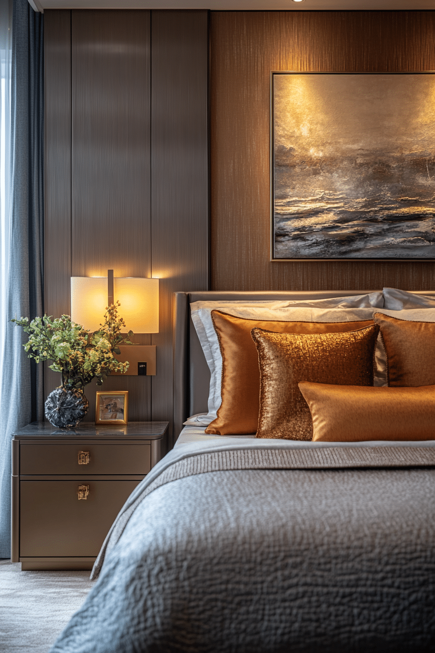 Luxury bedroom master