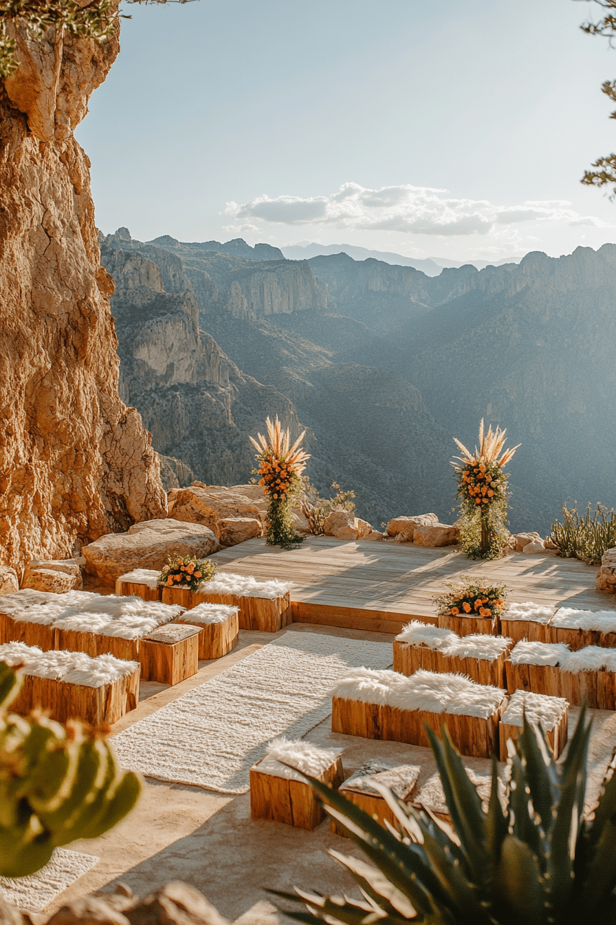 boho rustic wedding decor