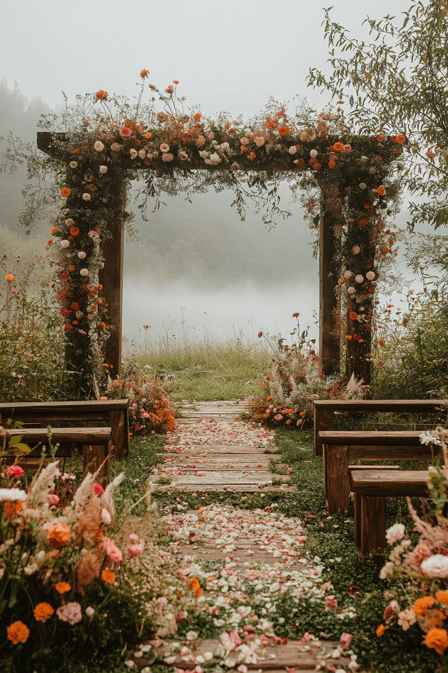 moody romantic wedding decor