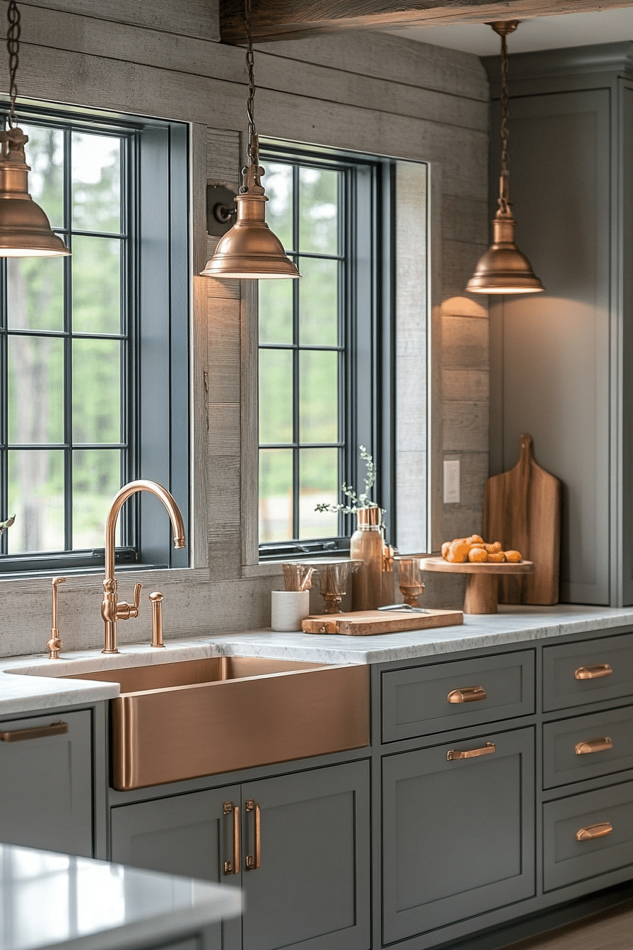 moody farmhouse kitchen