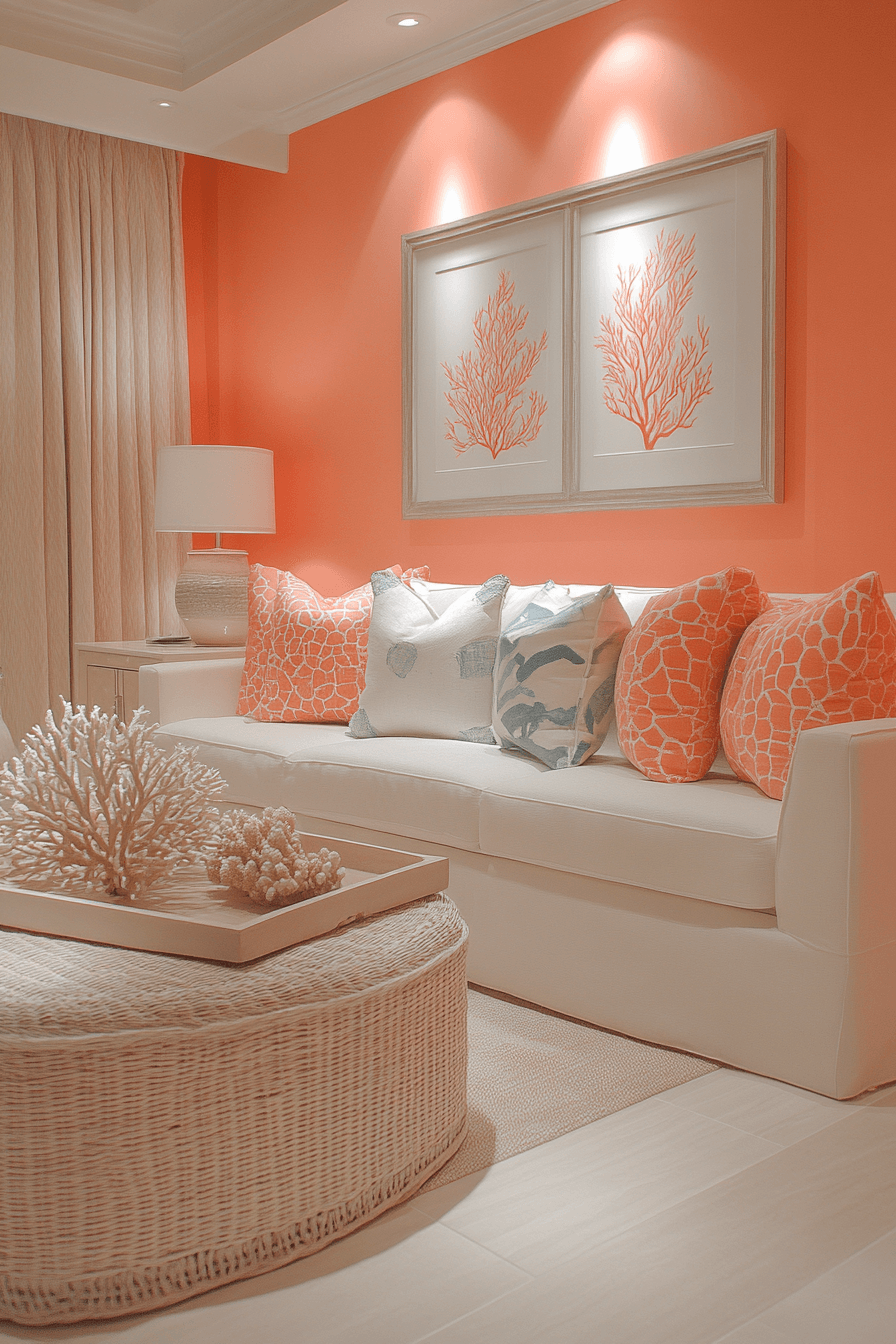 tropical living room