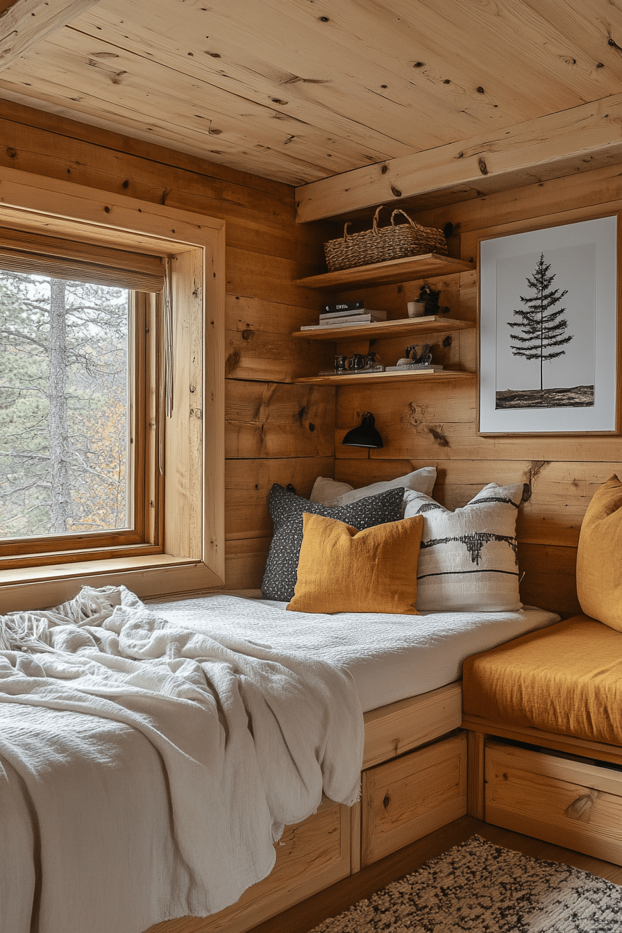 small cabin interiors