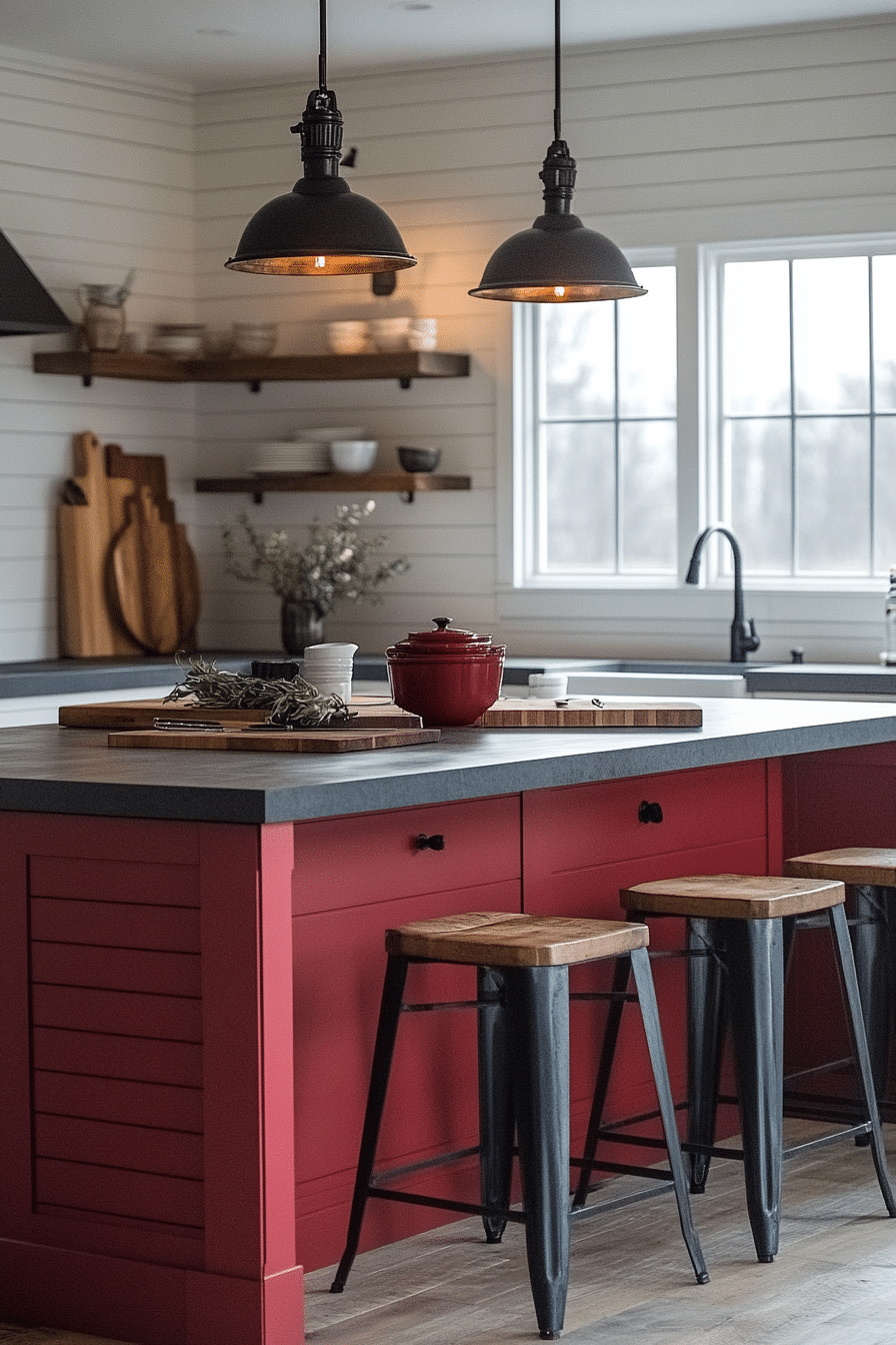 moody farmhouse kitchen