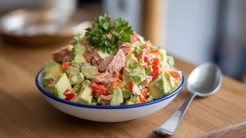 10-Minute Avocado and Tuna Salad