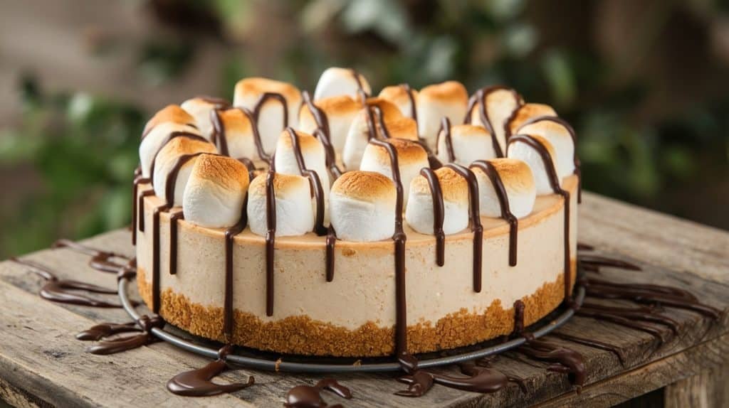 No-Bake S’mores Cheesecake