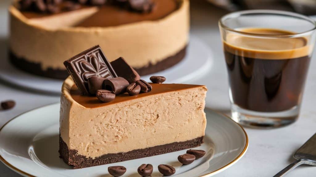 No-Bake Espresso Martini Cheesecake