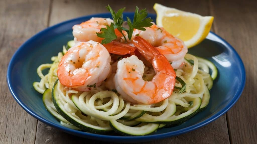 10-Minute Shrimp Scampi with Zoodles
