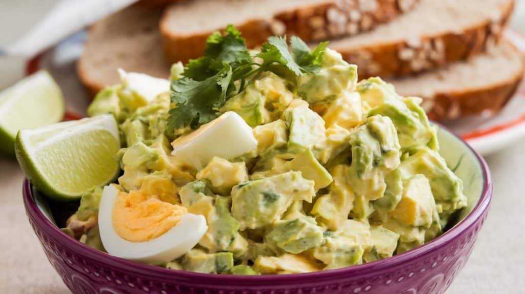 10-Minute Zesty Avocado Egg Salad