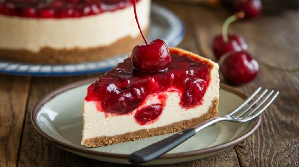 No-Bake Cherry Cola Cheesecake