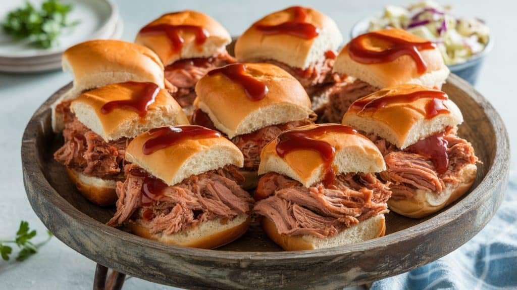 10-Minute BBQ Pulled Pork Sliders