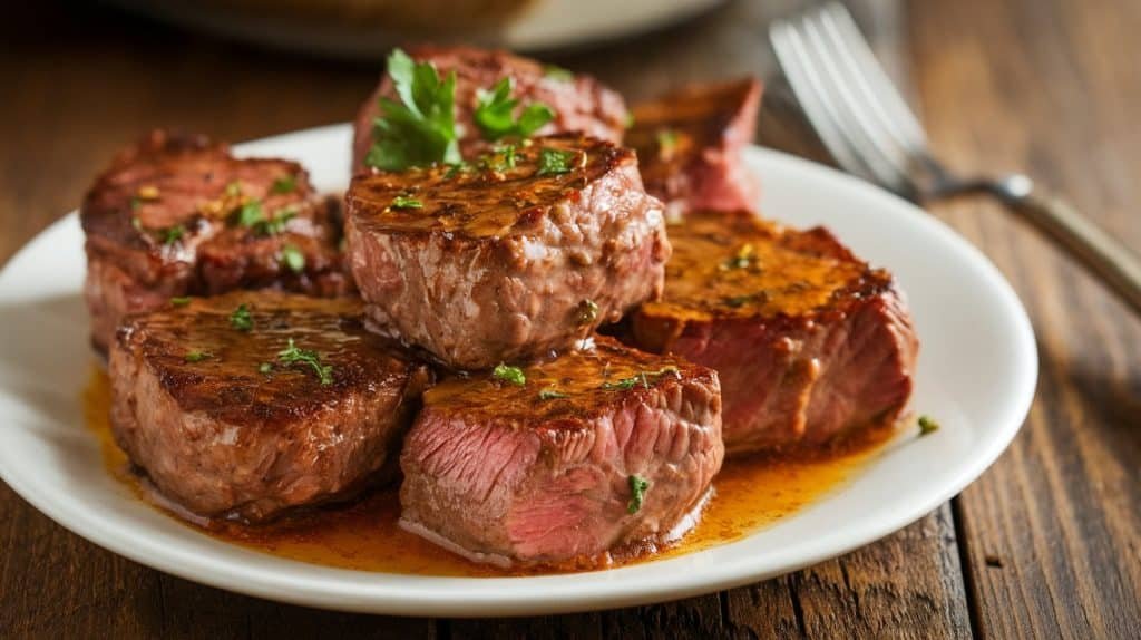 10-Minute Garlic Butter Steak Bites
