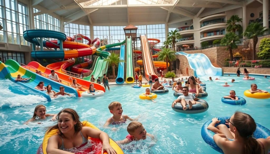 Family fun at indoor water park