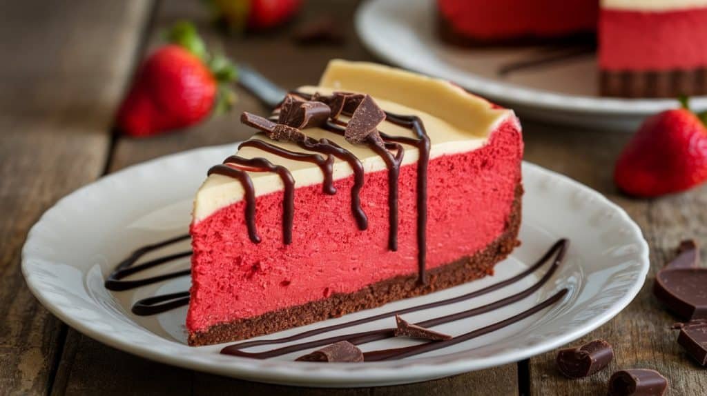No-Bake Red Velvet Cheesecake