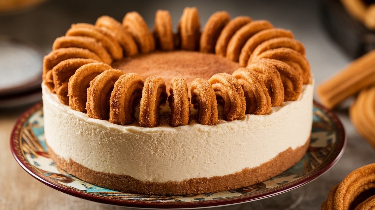 Easy No-Bake Churro Cheesecake Recipe - Courtneys World