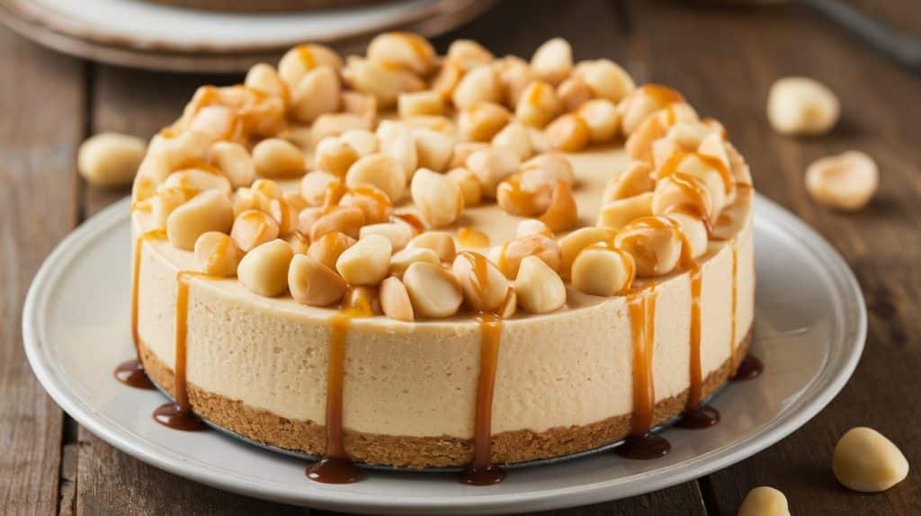 No-Bake Macadamia Nut Cheesecake