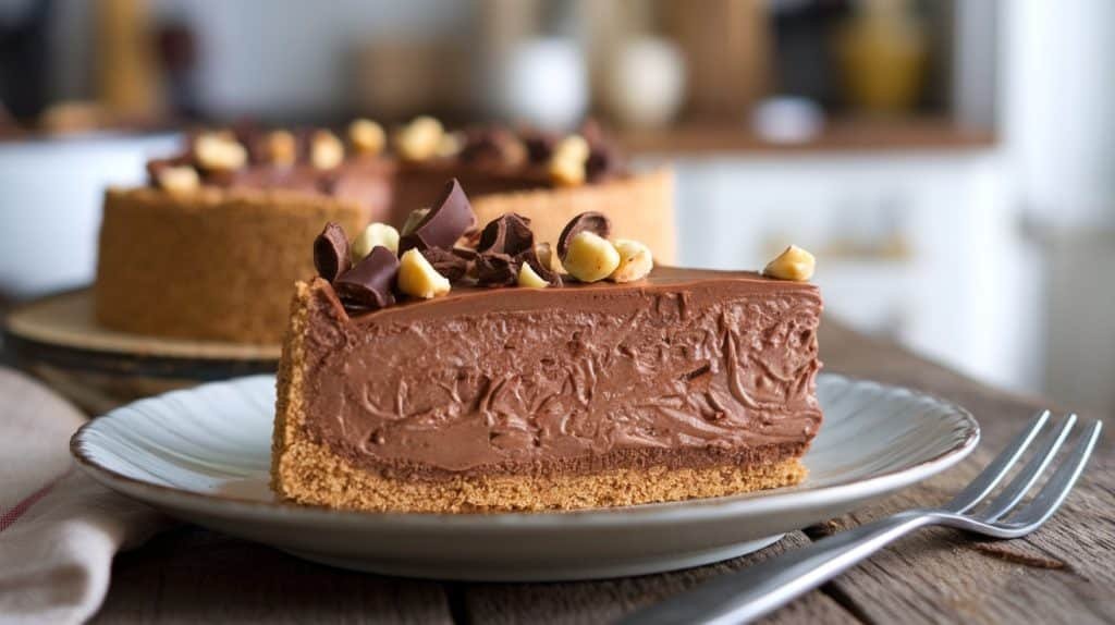No-Bake Nutella Cheesecake