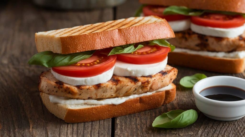10-Minute Caprese Chicken Sandwich