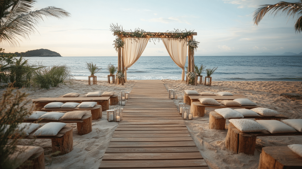 boho rustic wedding decor