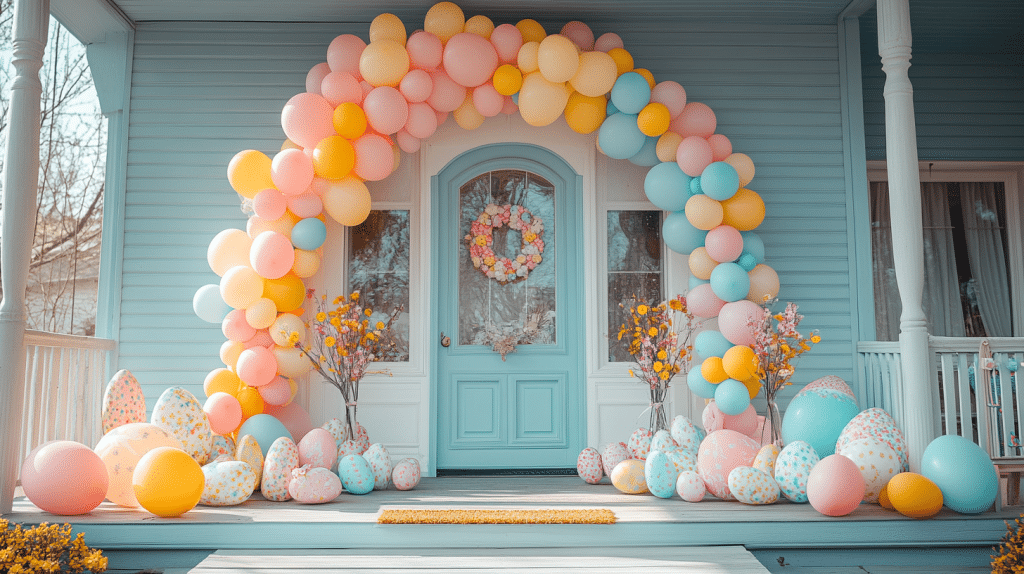 easter porch decor
