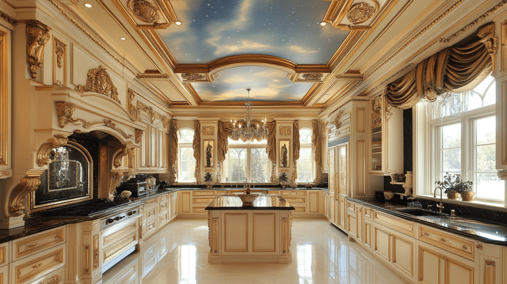 neoclassical kitchen