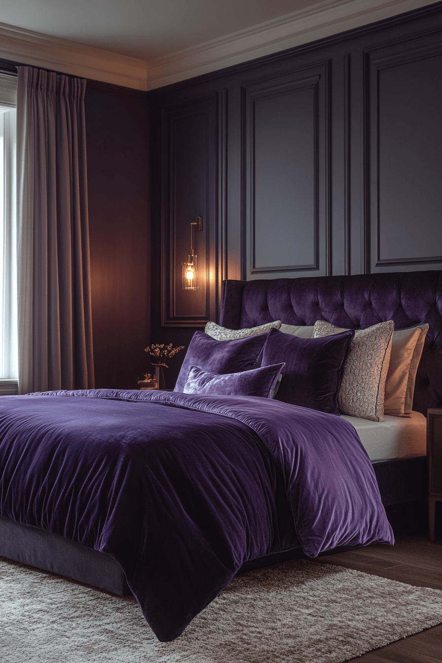 modern victorian bedroom