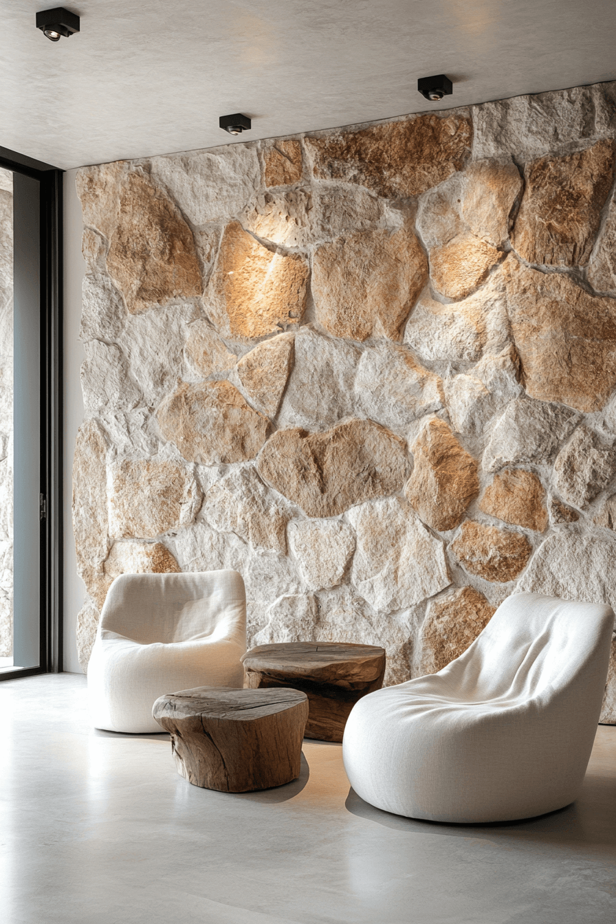 stone wall interior