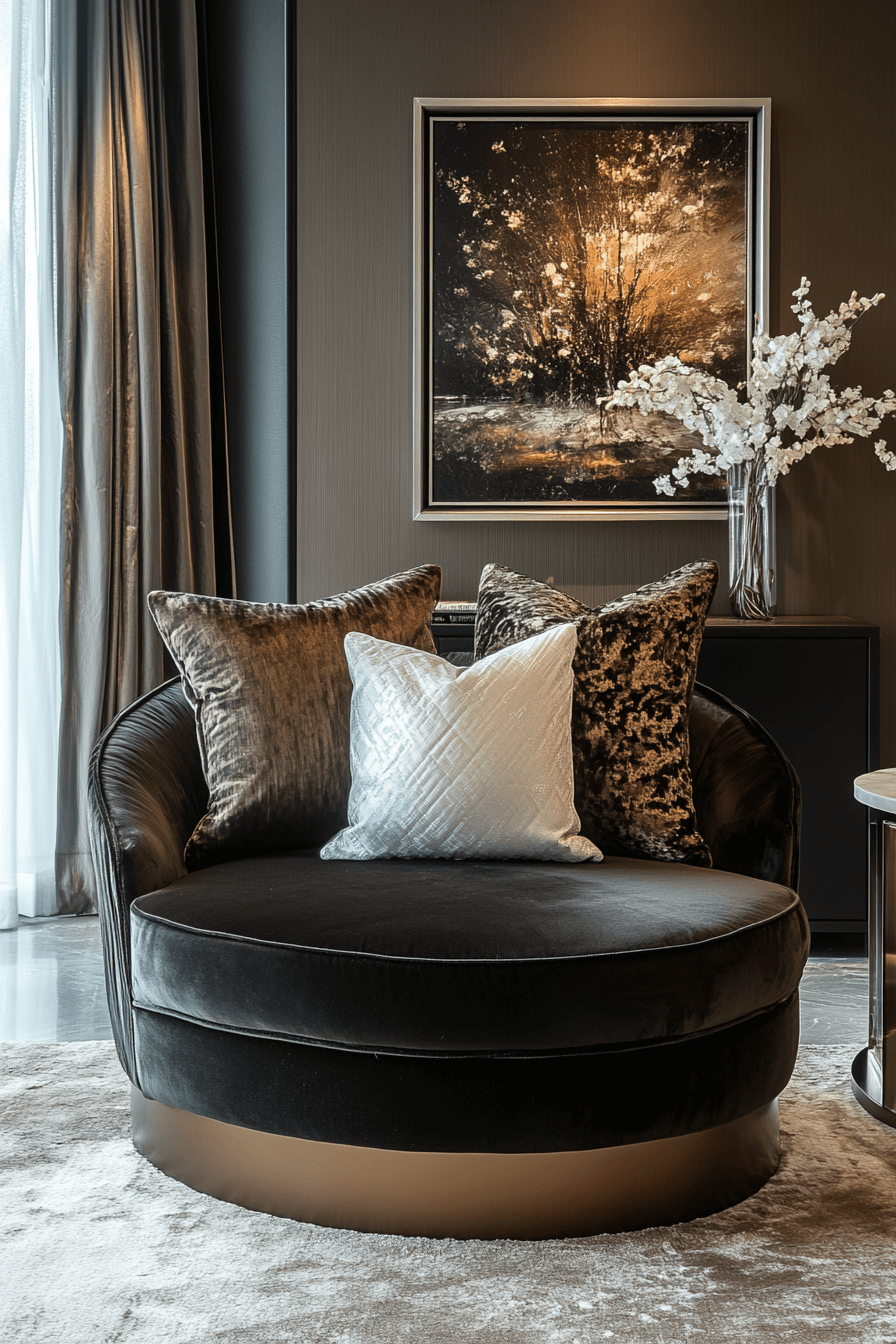 brown living room decorating ideas