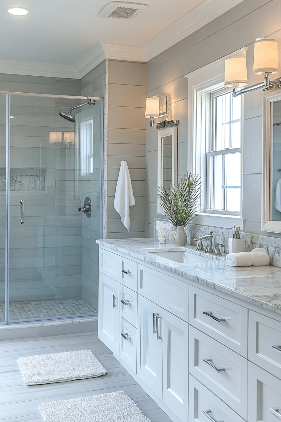 coastal cottage bathroom