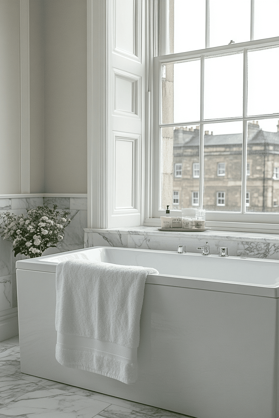 modern victorian bathroom