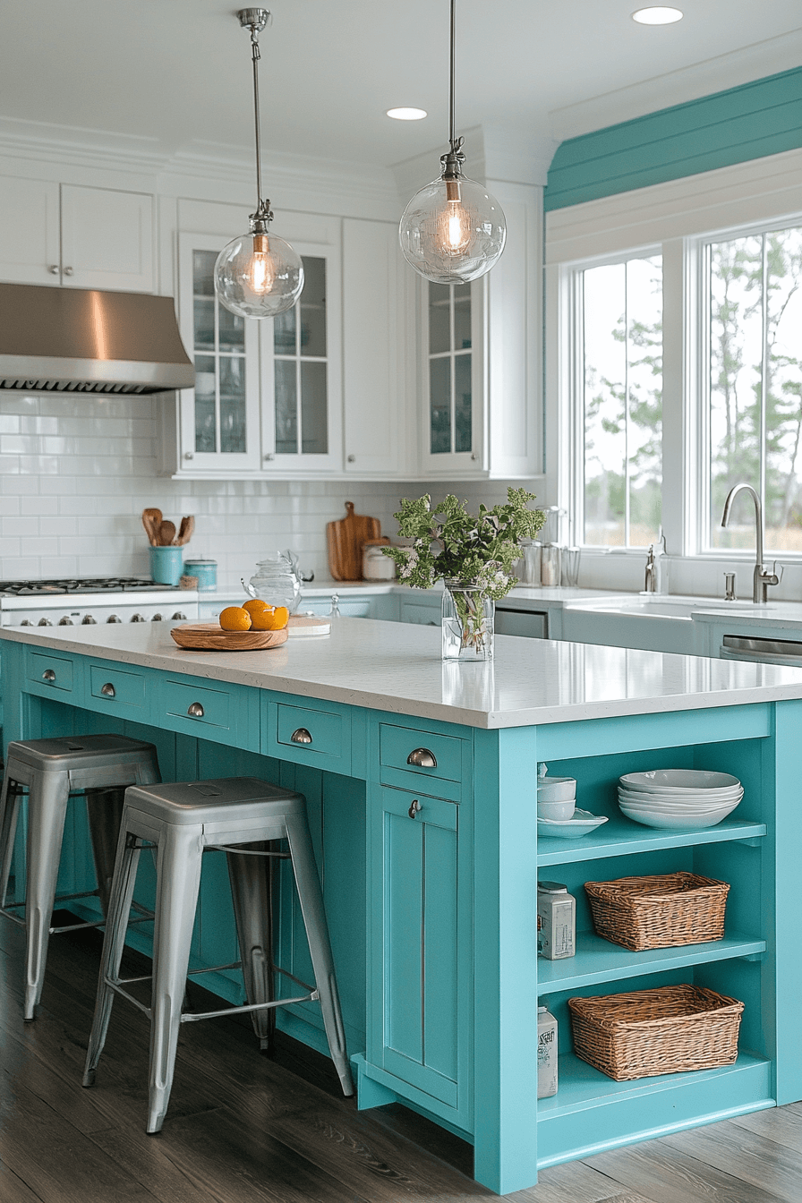 coastal cottage kitchen