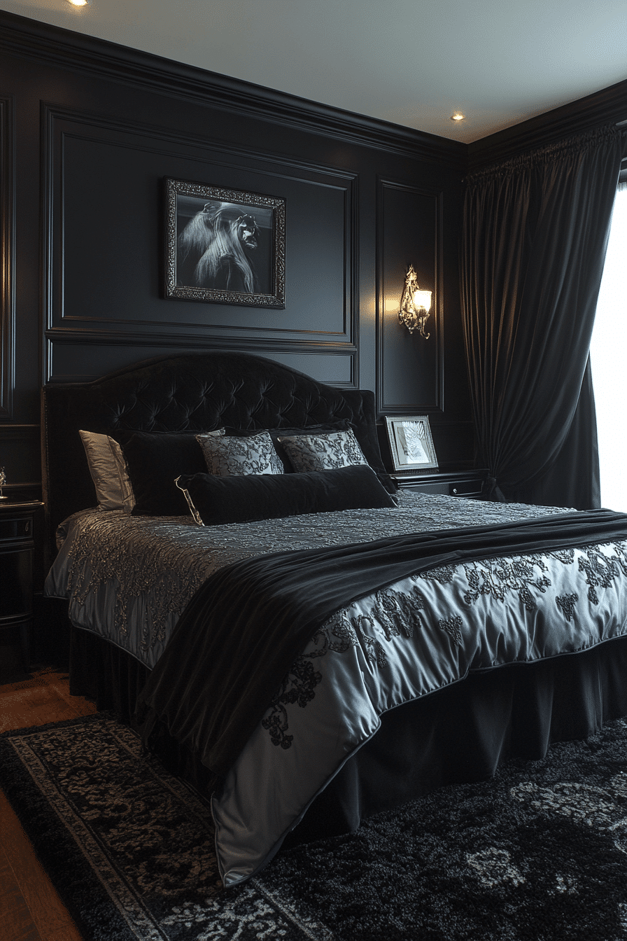 dark victorian bedroom