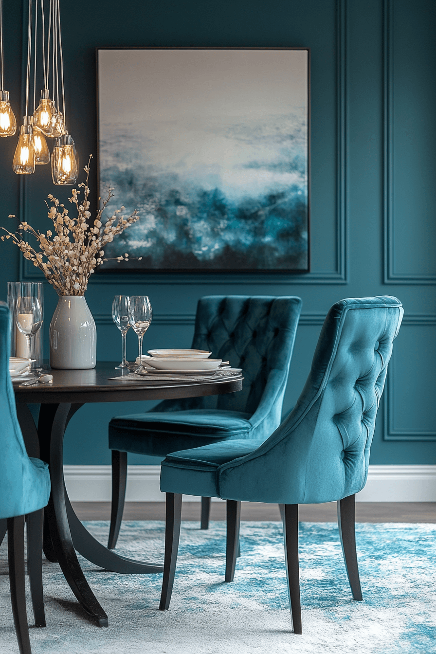 modern victorian dining room