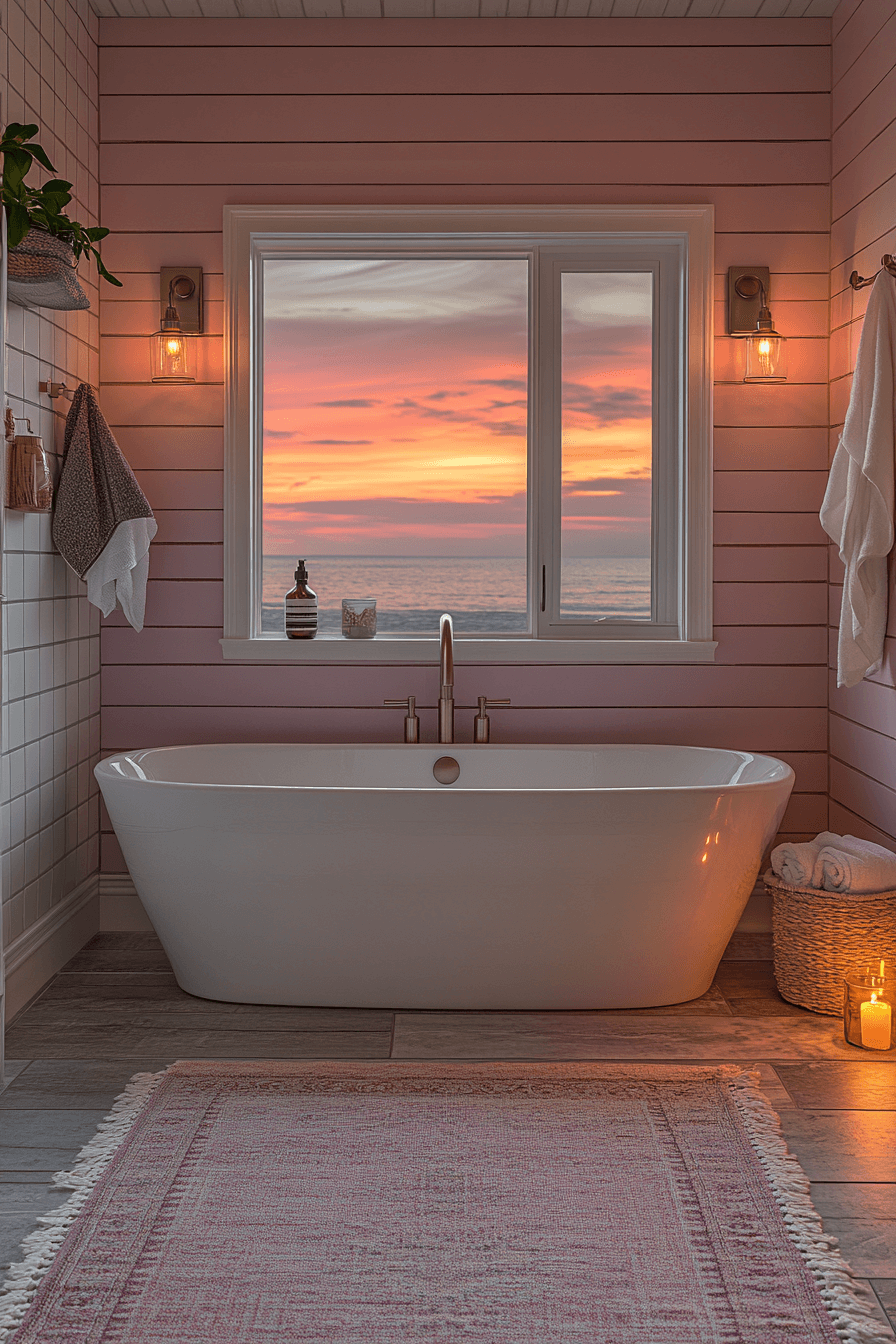coastal cottage bathroom